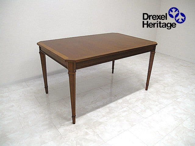 ドレクセルヘリテイジ「トライユン」 マホガニー材ダイニングテーブル W140cm