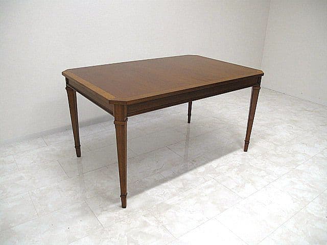 ドレクセルヘリテイジ「トライユン」 マホガニー材ダイニングテーブル W140cm