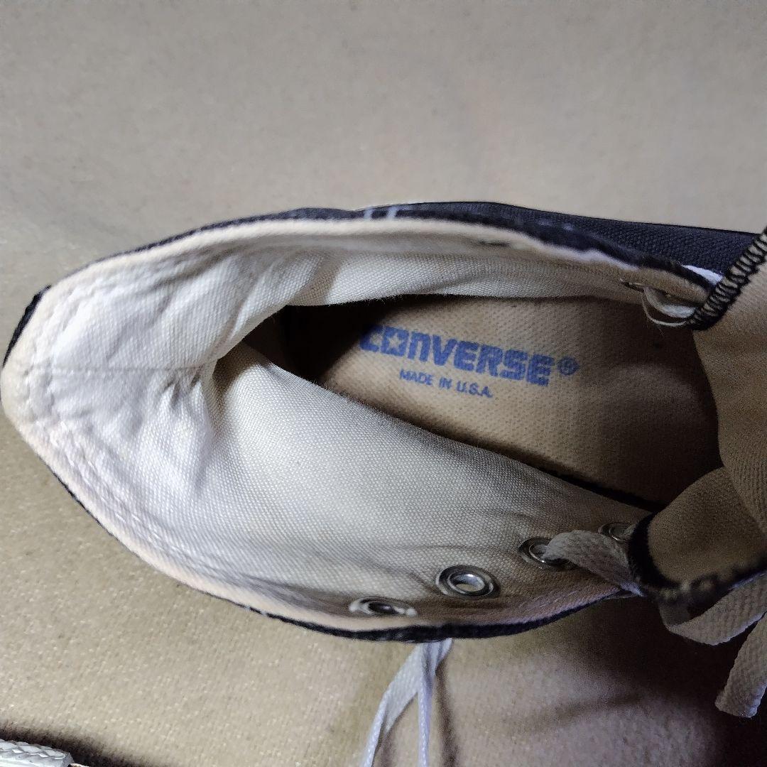 90s USA製 Converse All Star Hi Black 25cm