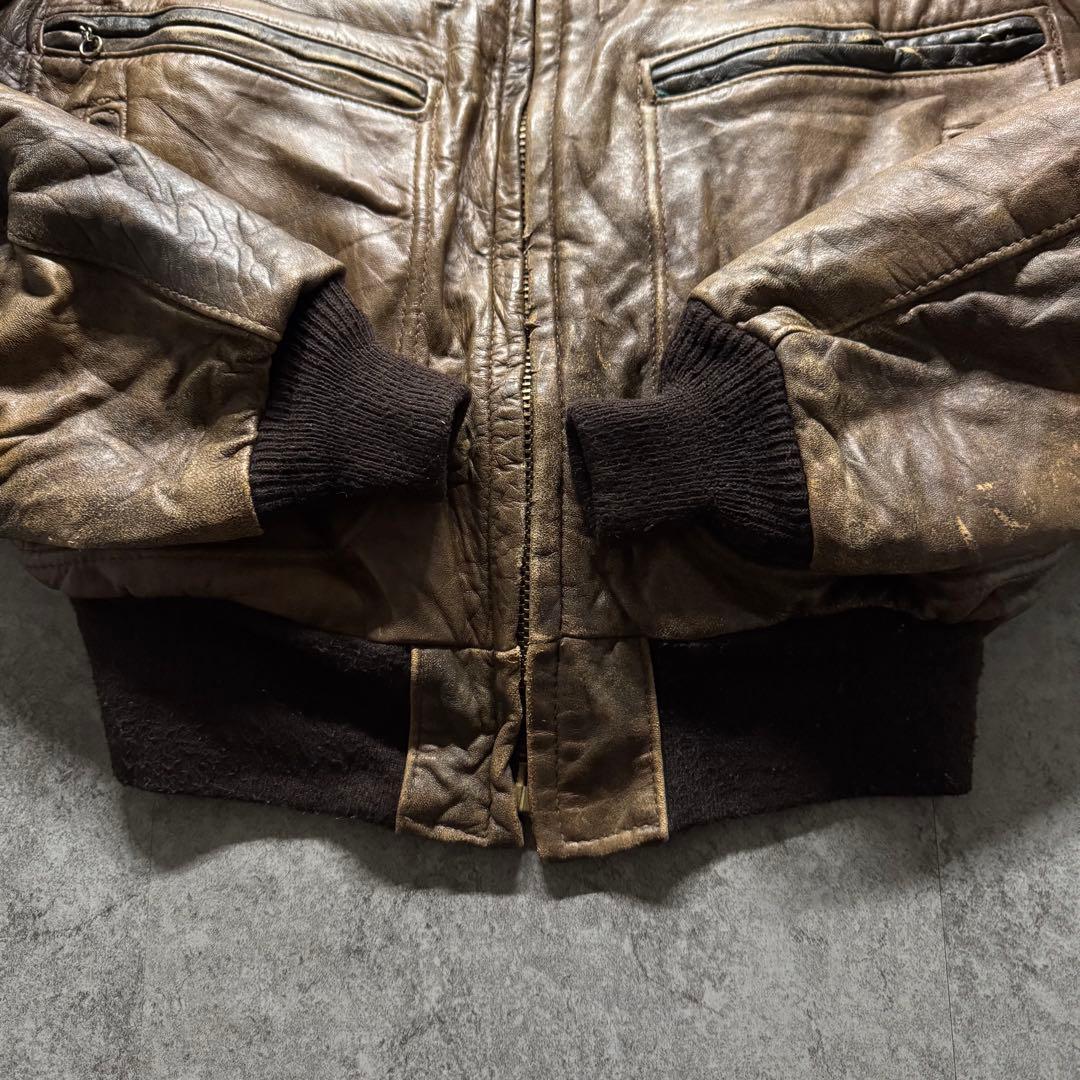 vintage Schott 3L A-2 フライトジャケット 短丈　USA製