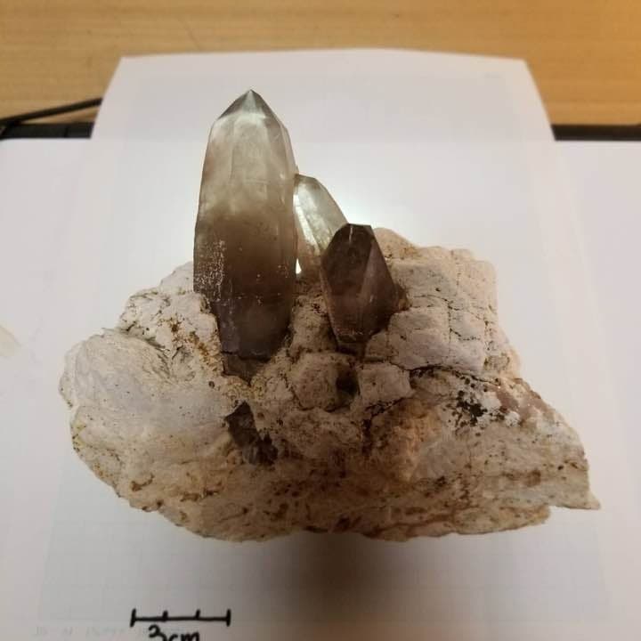 国産！山梨県黒平産草入り煙水晶