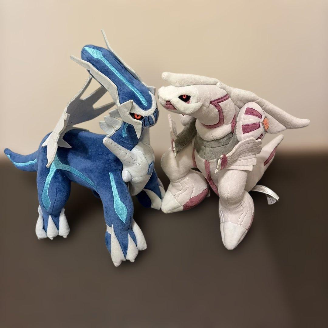 2021年 ポケモンセンター限定 ぬいぐるみ ディアルガ&パルキア