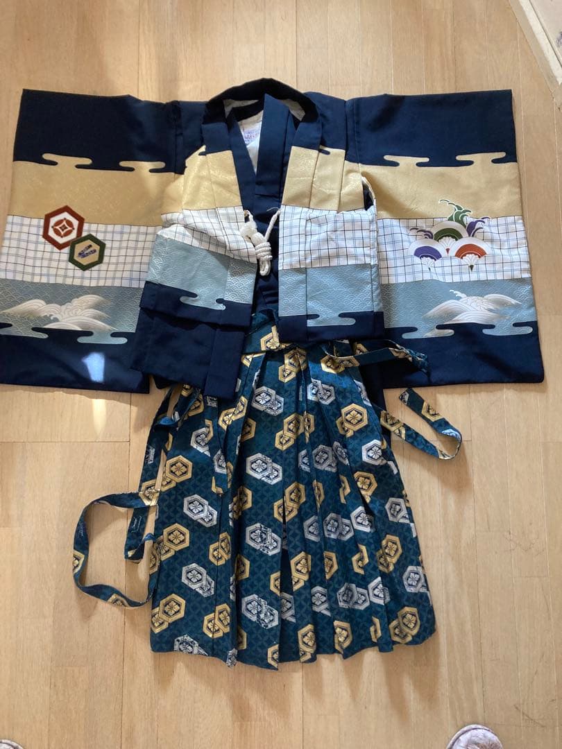 七五三 五歳伝統的な袴セット