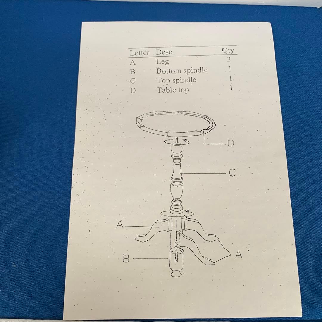 未使用　英国式ワインテーブル32.5×￼