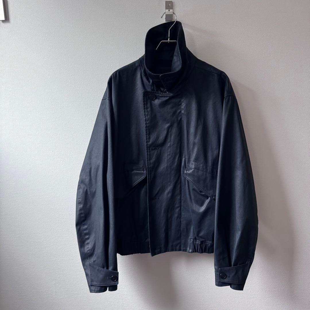 UOMO掲載 LEMAIRE BOXY BLOUSONミッドナイトグリーン L