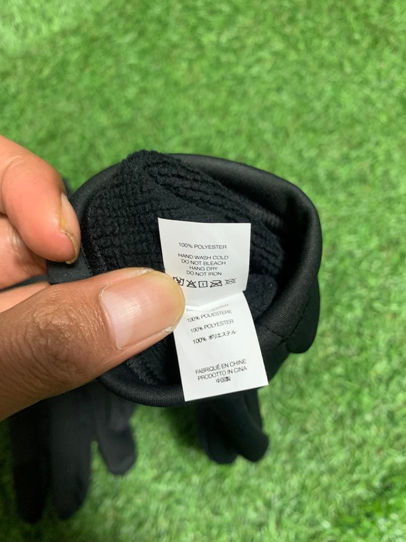 Supreme ウィンドストッパー手袋 ブラック