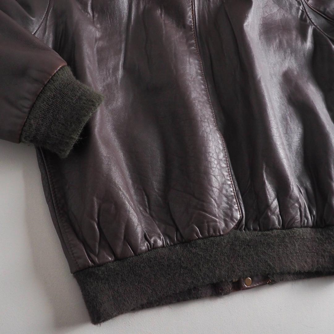 Schott　size40　シングルライダース　G-1　ダークブラウン　美品