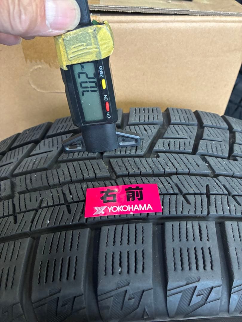 ヨコハマ アイスガード６　195/50R16 4本セット バリ溝