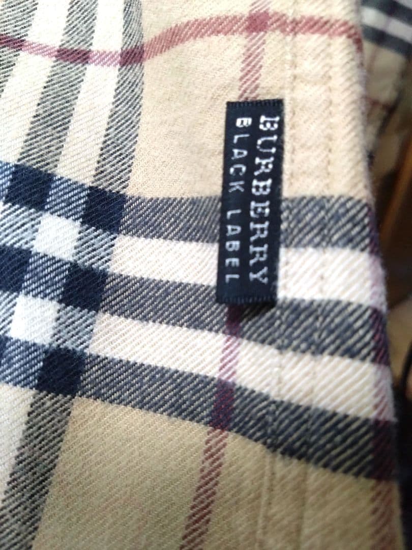 BURBERRY バーバリー BLACK LABEL チェック柄シャツ サイズ3