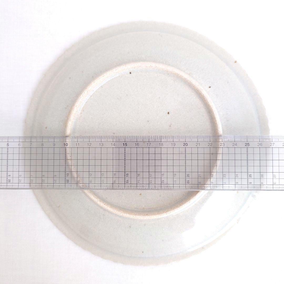 たくまポタリー 7寸 おかず皿 やわグレー 2枚セット