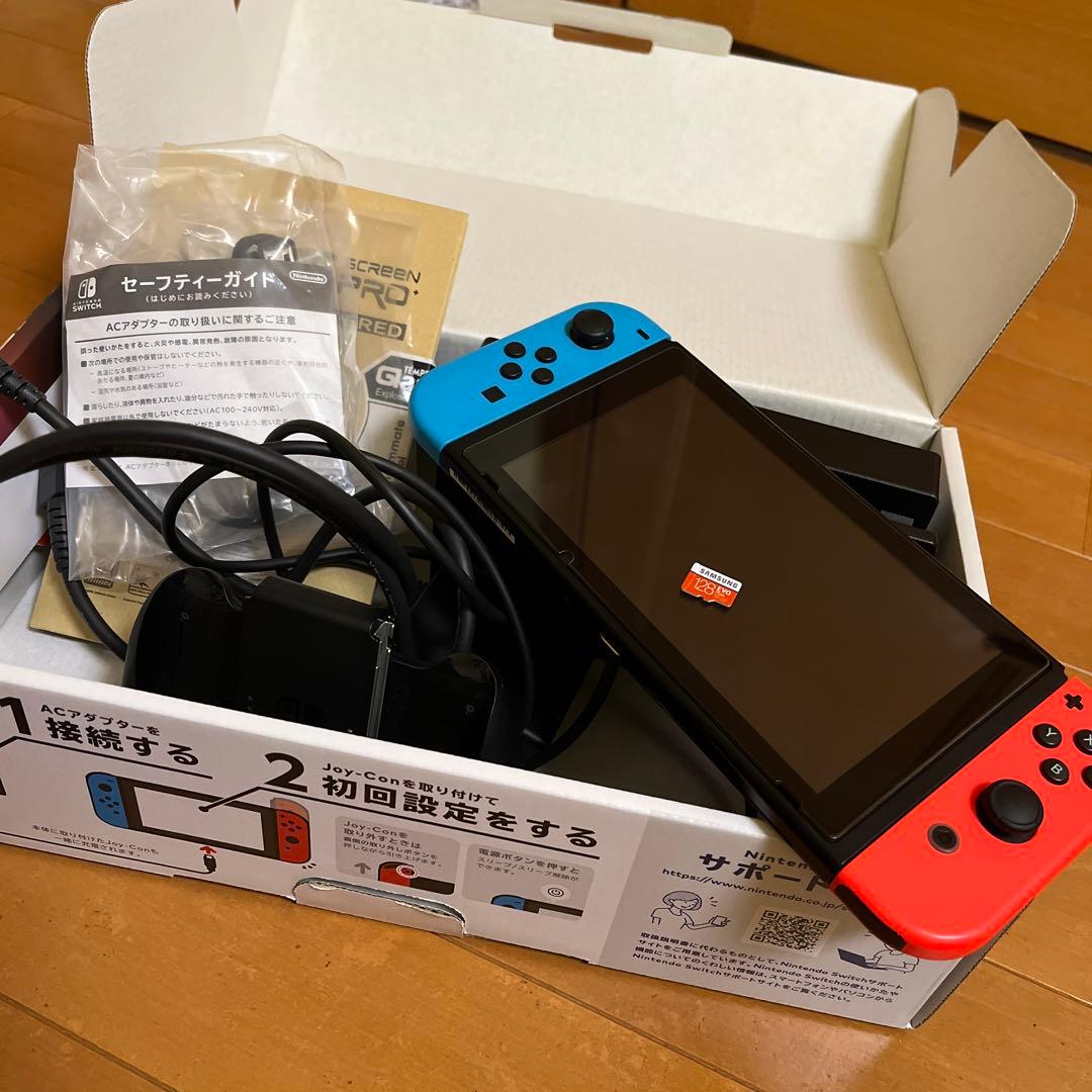 【動作OK】Nintendo Switch本体＋SDカード他ニンテンドースイッチ