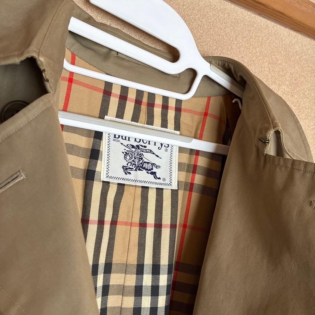 バーバリー　Burberry トレンチコート　レディース　ビンテージ　昭和レトロ