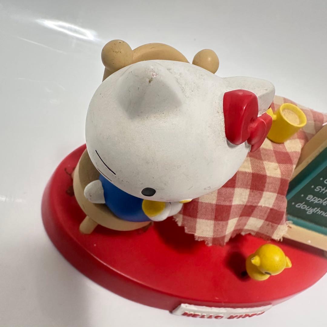 希少　サンリオ　ハローキティ　置物　カフェ　ジオラマ　2002