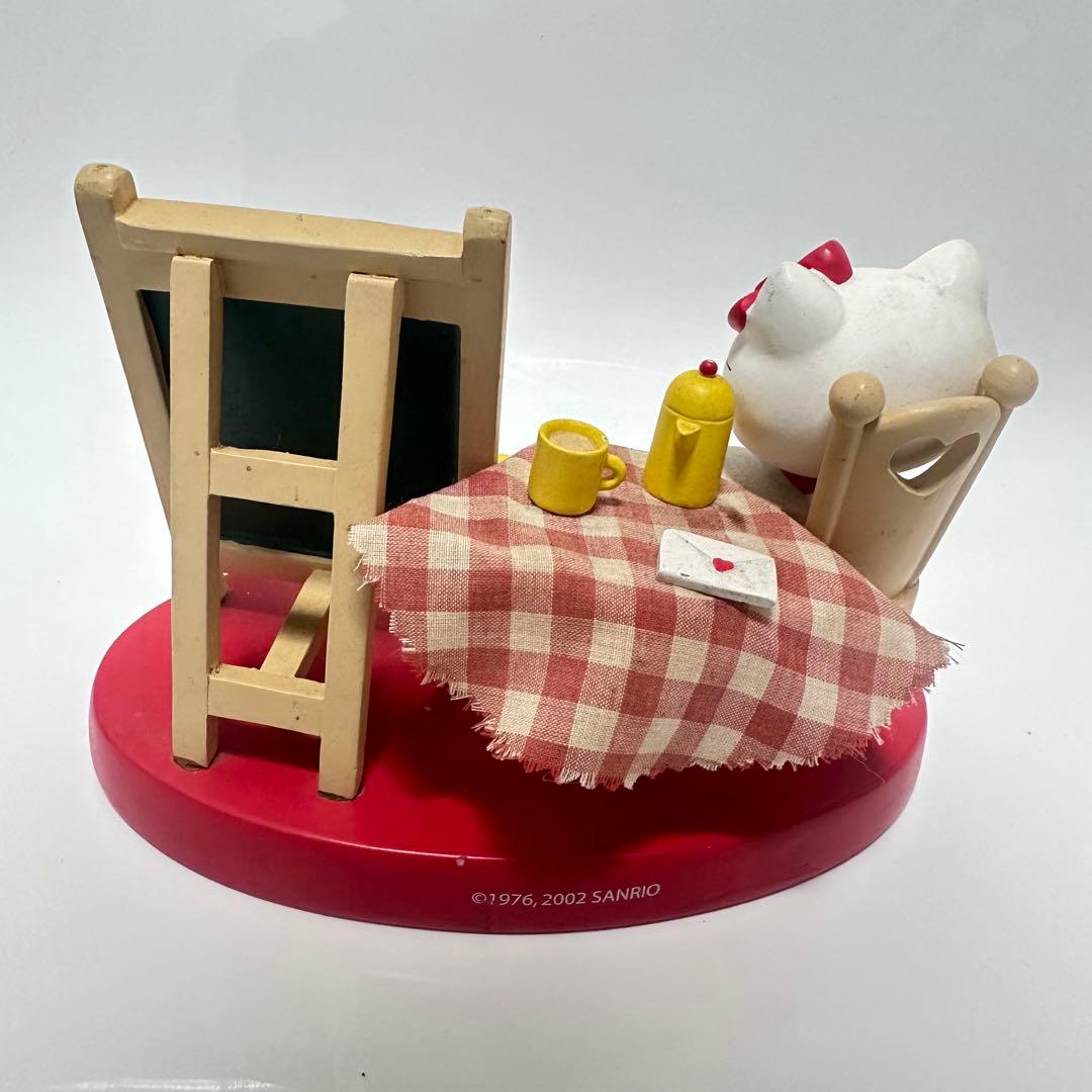 希少　サンリオ　ハローキティ　置物　カフェ　ジオラマ　2002