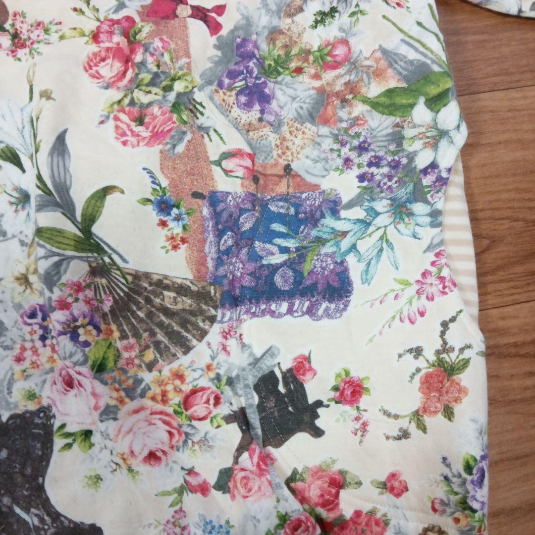 ◈タグ有り新品◈tunic 鴨居洋子　パジャマ　ビ一ナスと花　綿100%春、秋用