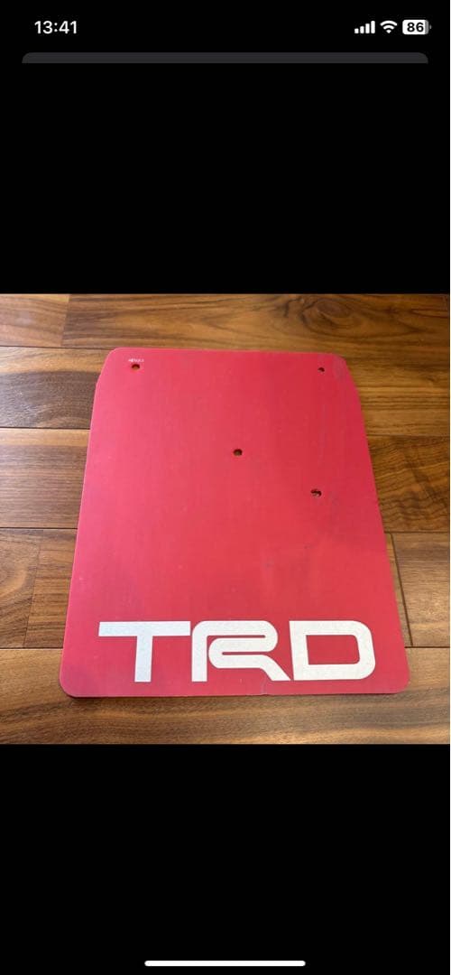 TRD 赤 マッドフラップ 4枚セット