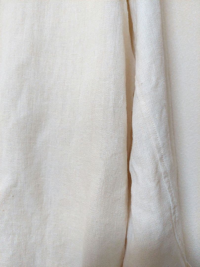 FRAMeWORK　ワーカーズブルゾン　アイボリー　インド製リネン100%　F