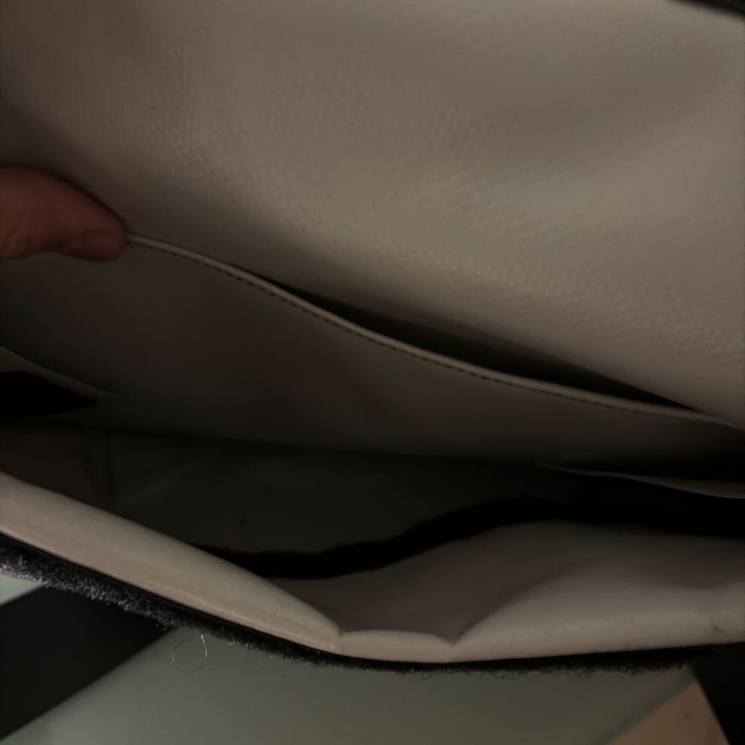 キョmomo FREITAG メッセンジャーバッグ ホワイト/パープル