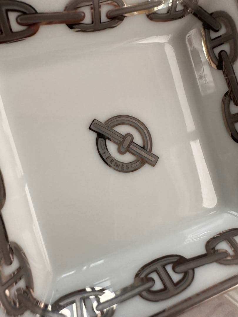 botanical  HERMÈS シェーヌダンクル スクエアトレー