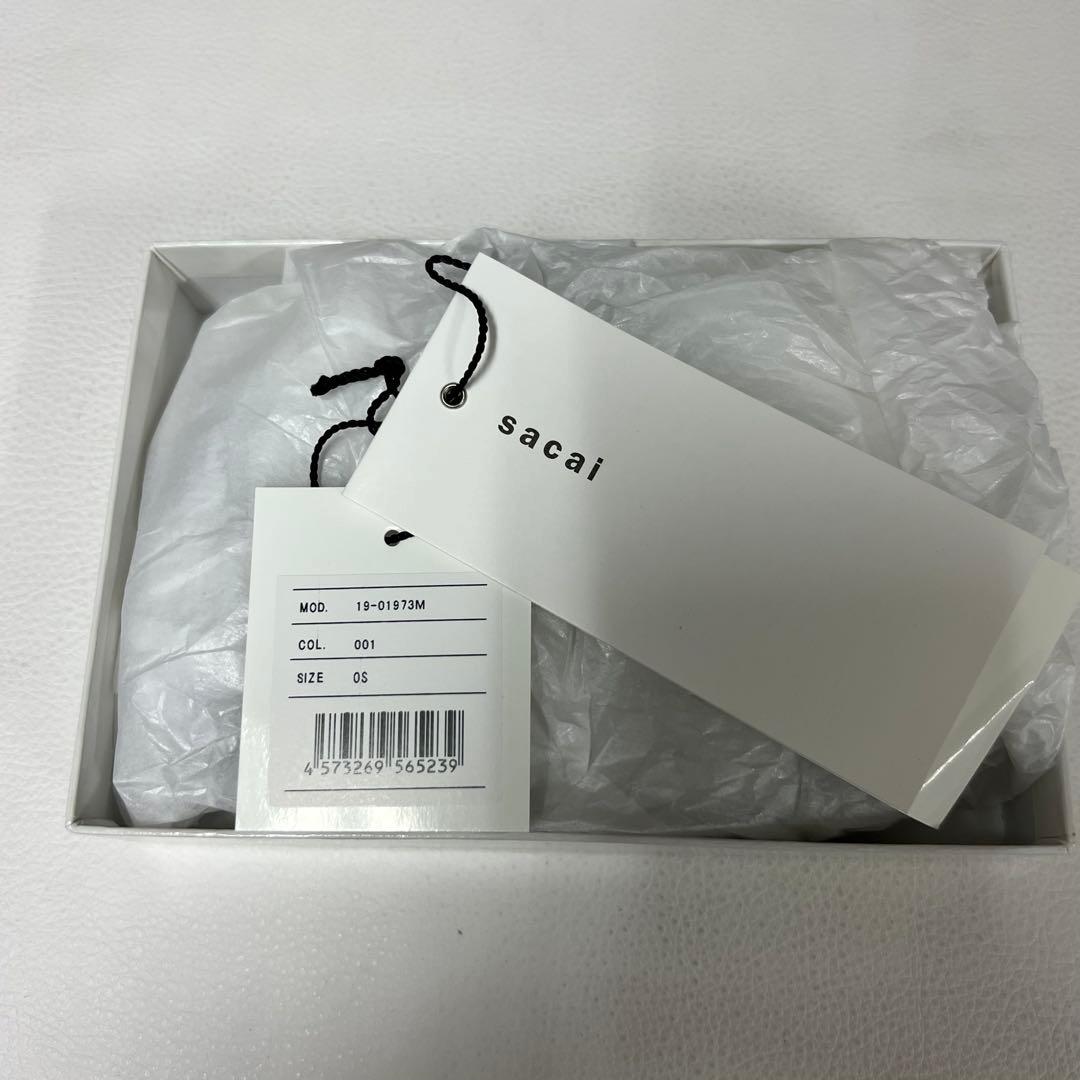 国内正規品 sacai サカイ 革ベルト 黒 ブラック