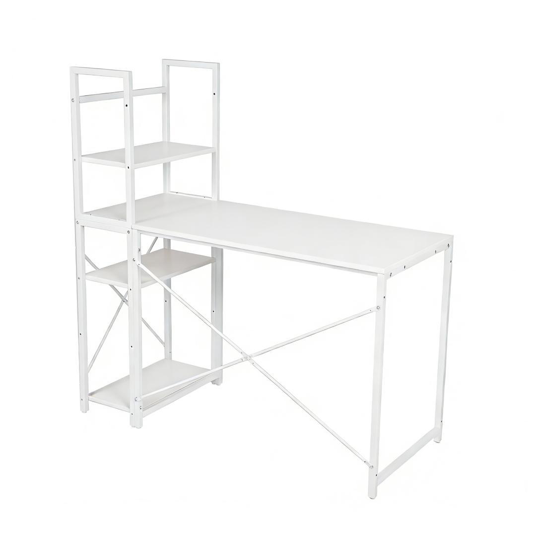 パソコンデスク ラック付き デスク ワークデスク 木製 学習デスク