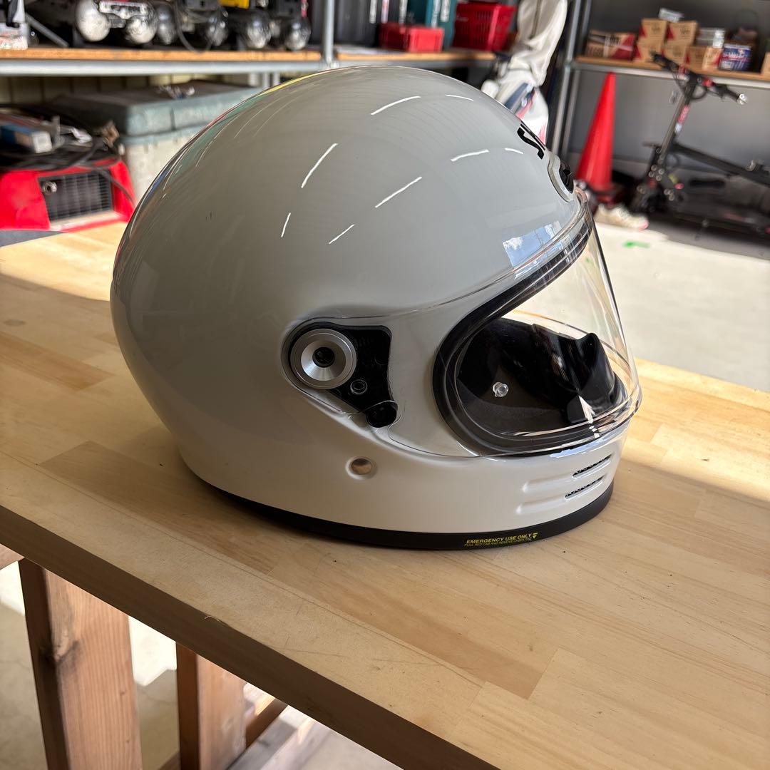 SHOEI グラムスター　フルフェイスヘルメット ホワイト　Lサイズ