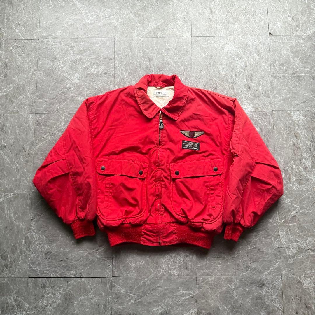 press at 短丈　ミリタリージャケット　ドリズラー　中綿入り