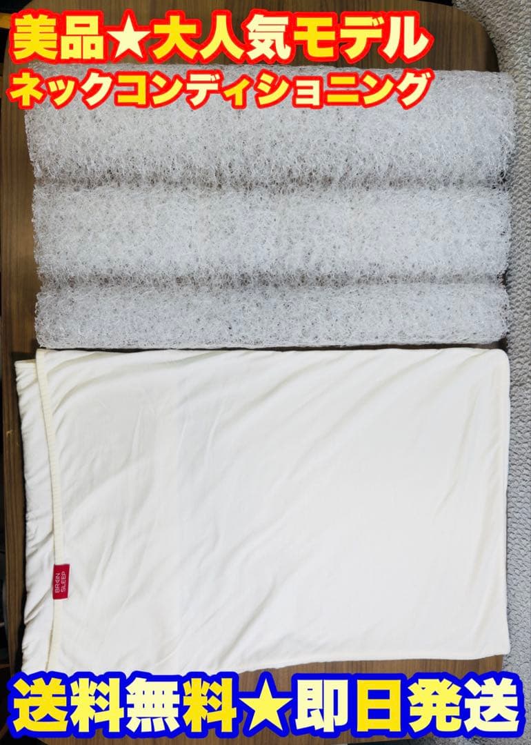 定価3.3万★美品】ブレインスリープ ピロー ネックコンディショニング+枕カバー
