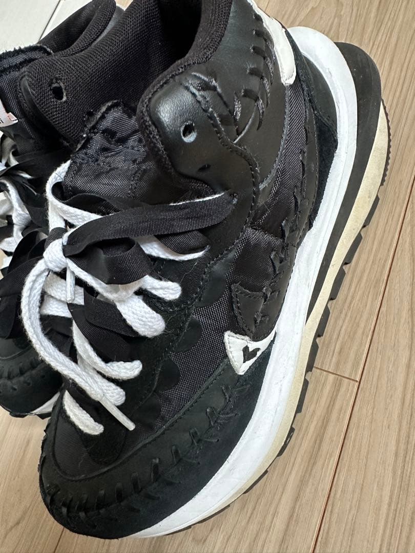 Nike sacai ブラック/ホワイト スニーカー US 8.5