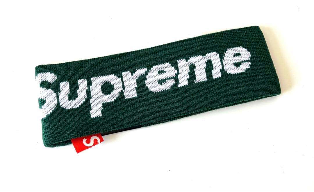 新品未使用品　Supreme シュプリーム xニューエラヘアバンド　緑