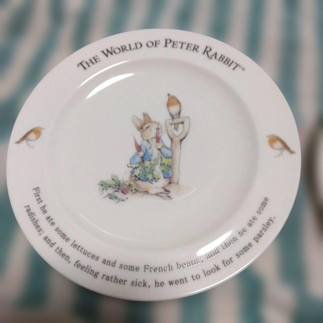 ピーターラビット 陶器製皿 5枚セット