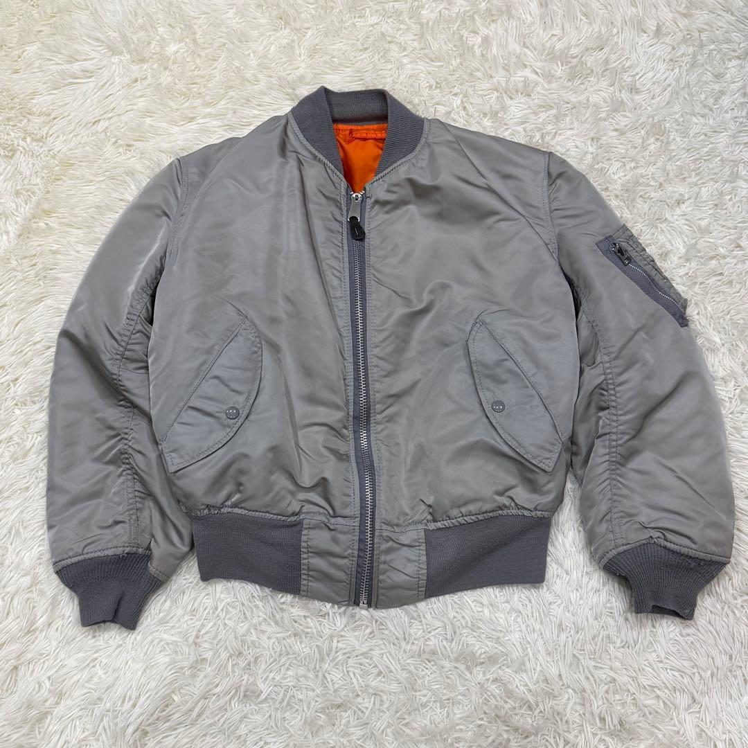 1875　アルファインダストリーズ　MA-1フライトジャケット　M　USA製