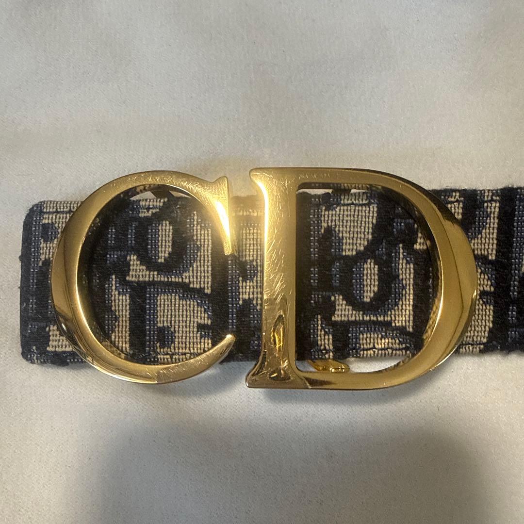 Christian Dior ネイビー ベルト 保存袋付き