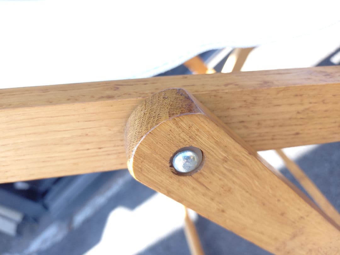 1960年代　アンティーク　帆布　オーク　フレーム　ロッキングチェア