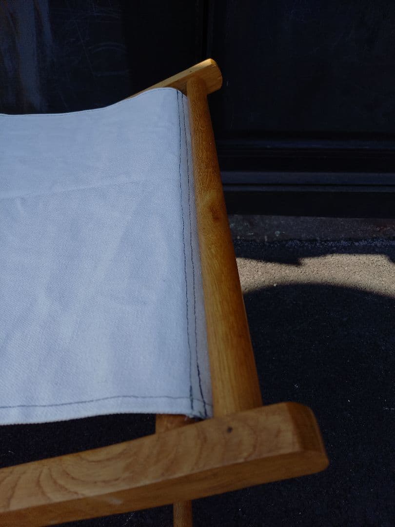 1960年代　アンティーク　帆布　オーク　フレーム　ロッキングチェア