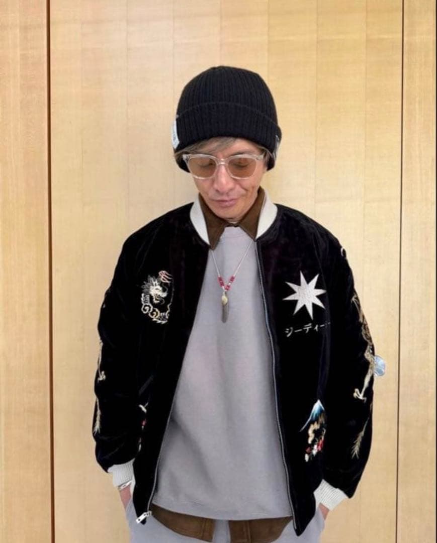 GDC Velveteen Acetate Souvenir Jacket ②