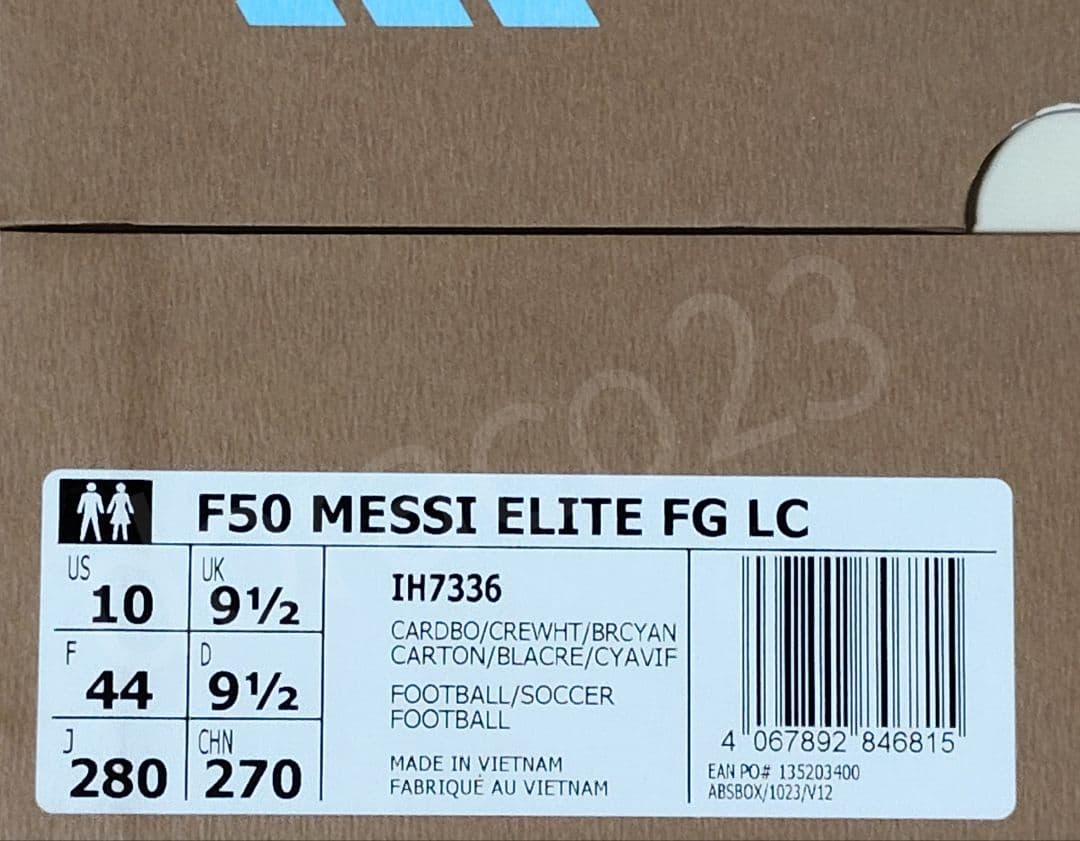 アディダスF50 MESSI ELITE FG LEO X BBメッシ 28
