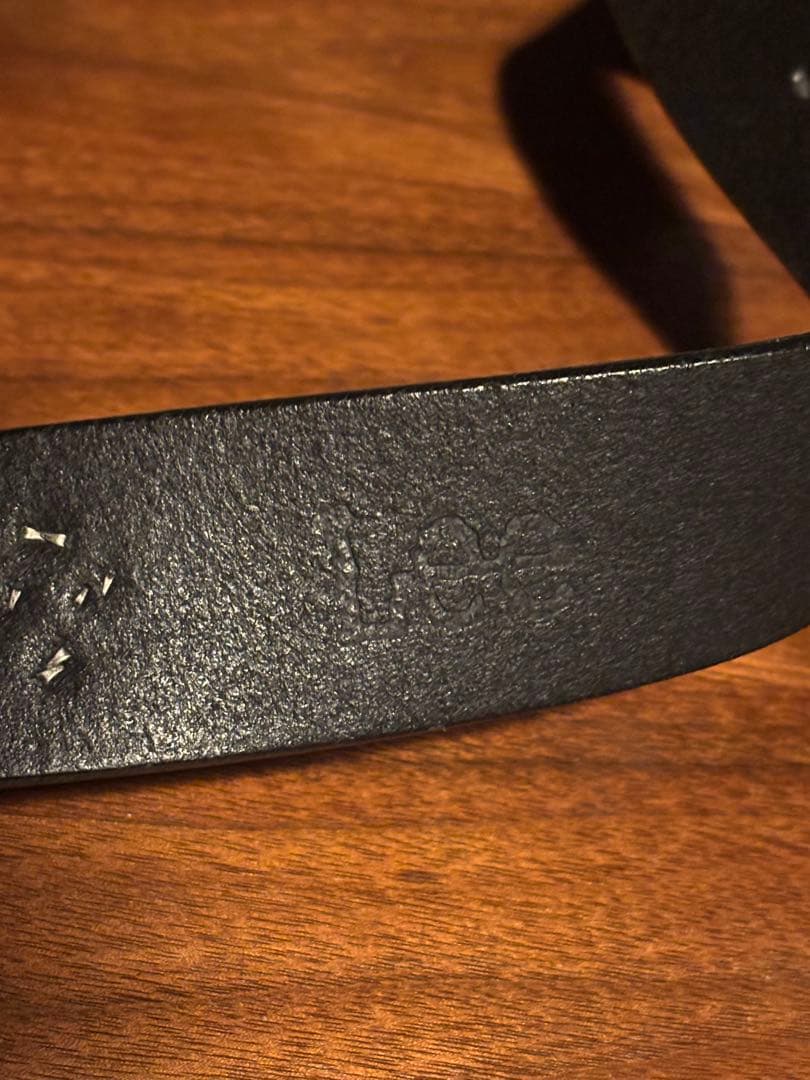 [希少] LEEスタッズベルト 本革