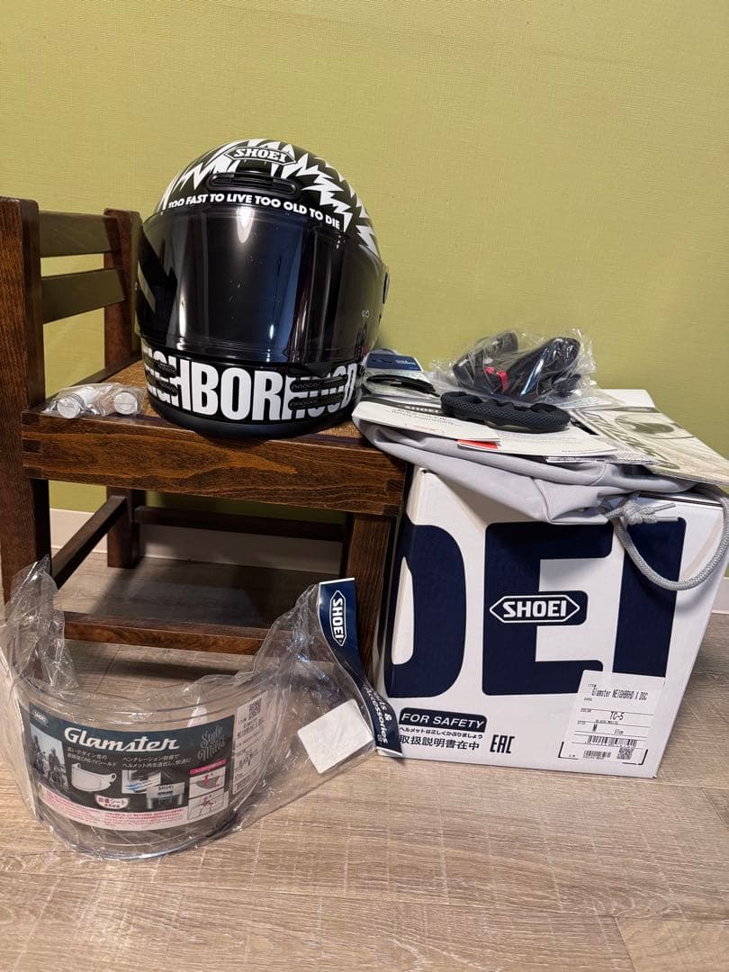 SHOEI Glamster NEIGHBORHOOD × DSC 希少Mサイズ