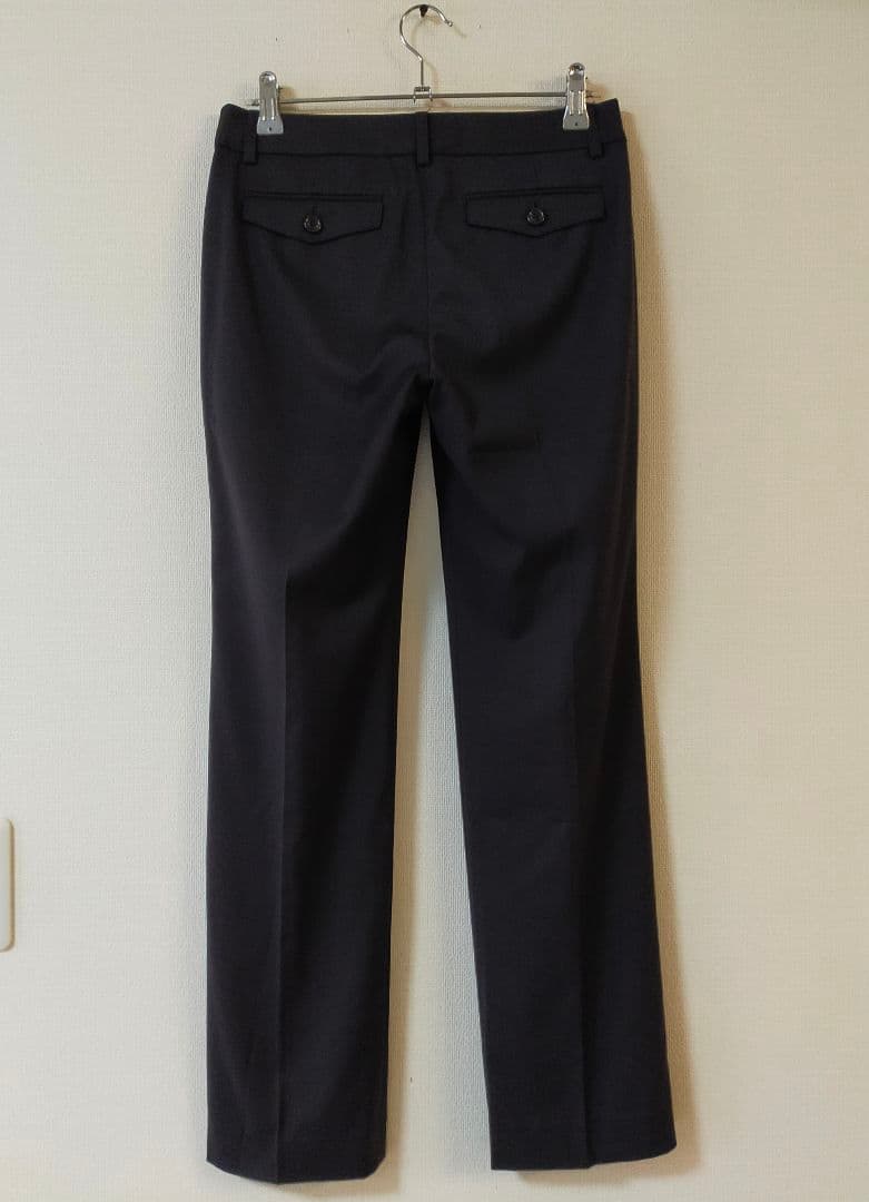 美品　BURBERRY　36　黒無地　パンツスーツ　セットアップ　ノバチェック