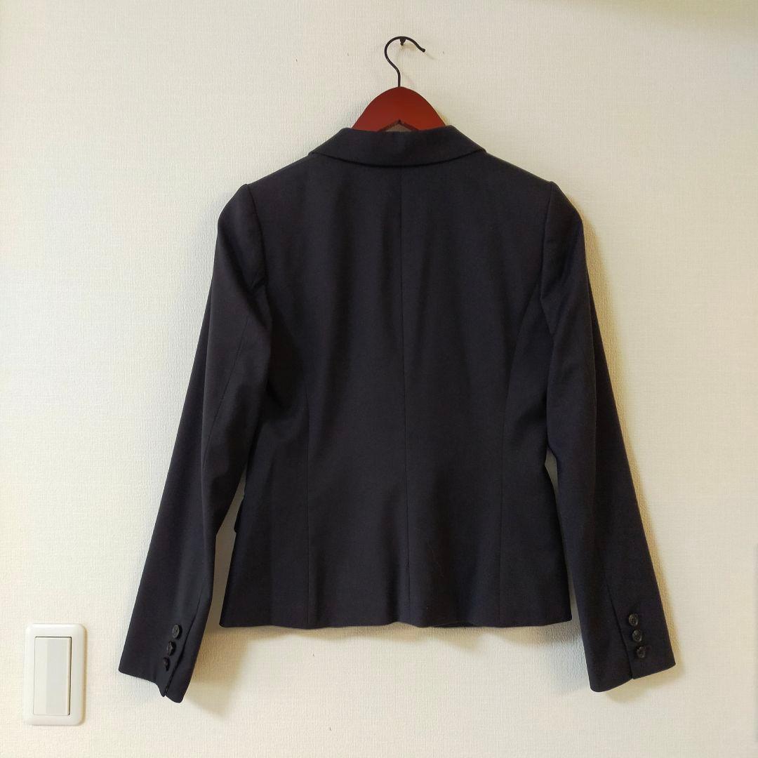 美品　BURBERRY　36　黒無地　パンツスーツ　セットアップ　ノバチェック