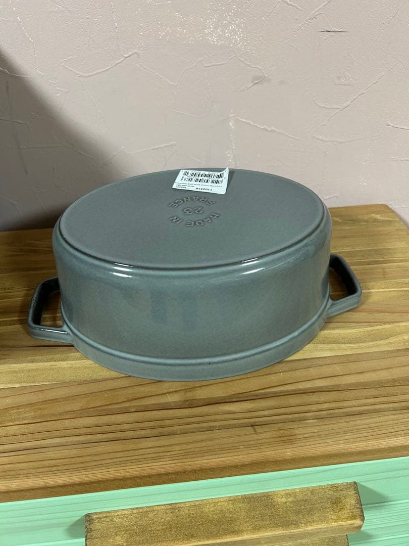 ストウブ　ピコココット　オーバル　23cm グレー