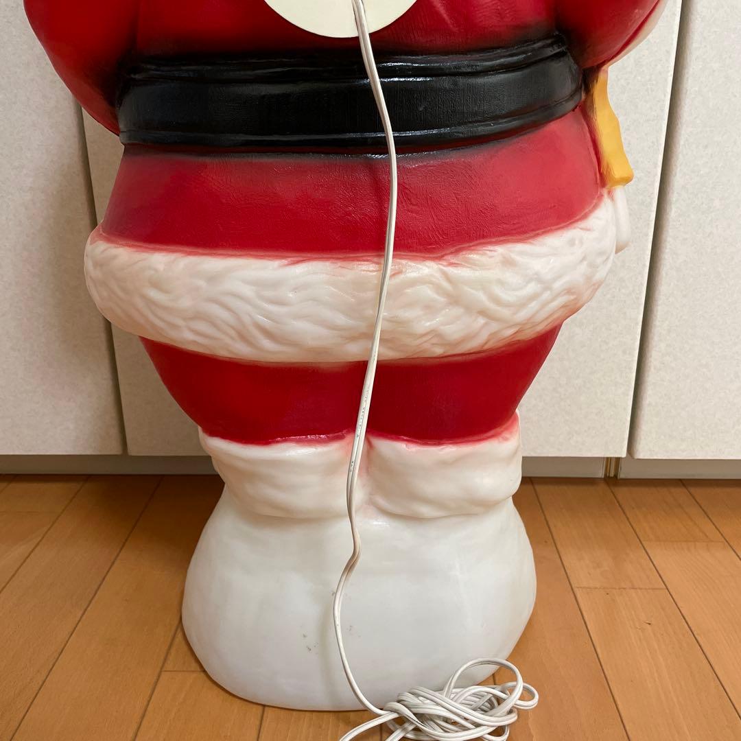光る サンタクロース クリスマス 置物 ハニー社