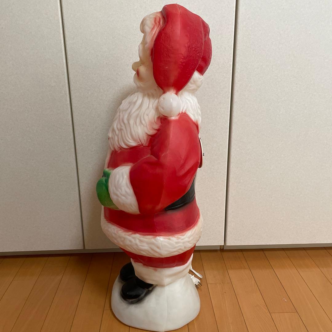 光る サンタクロース クリスマス 置物 ハニー社