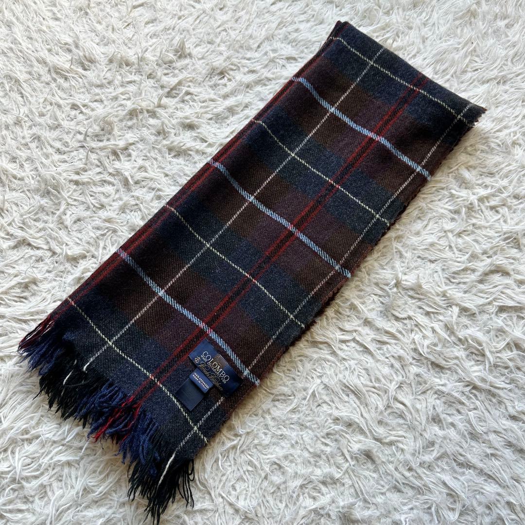 美品✨ブルックスブラザーズ　コロンボ　カシミヤ100% マフラー　チェック