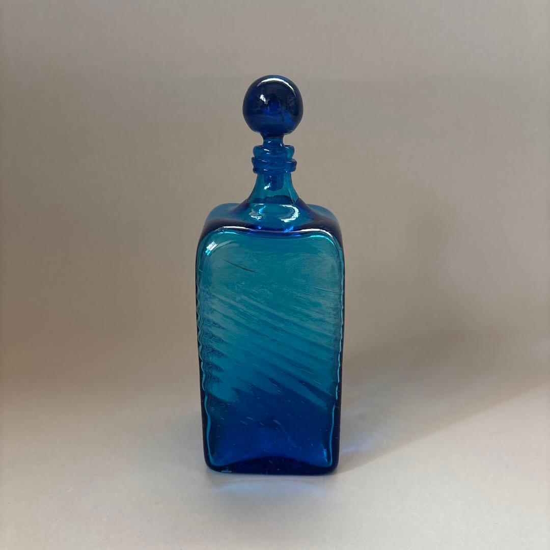 倉敷ガラス　小谷真三　デキャンタ　酒瓶　民藝