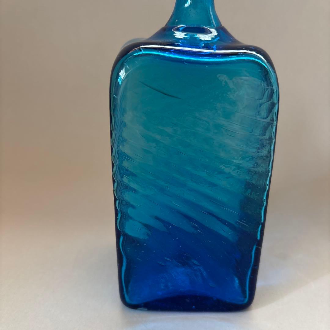 倉敷ガラス　小谷真三　デキャンタ　酒瓶　民藝