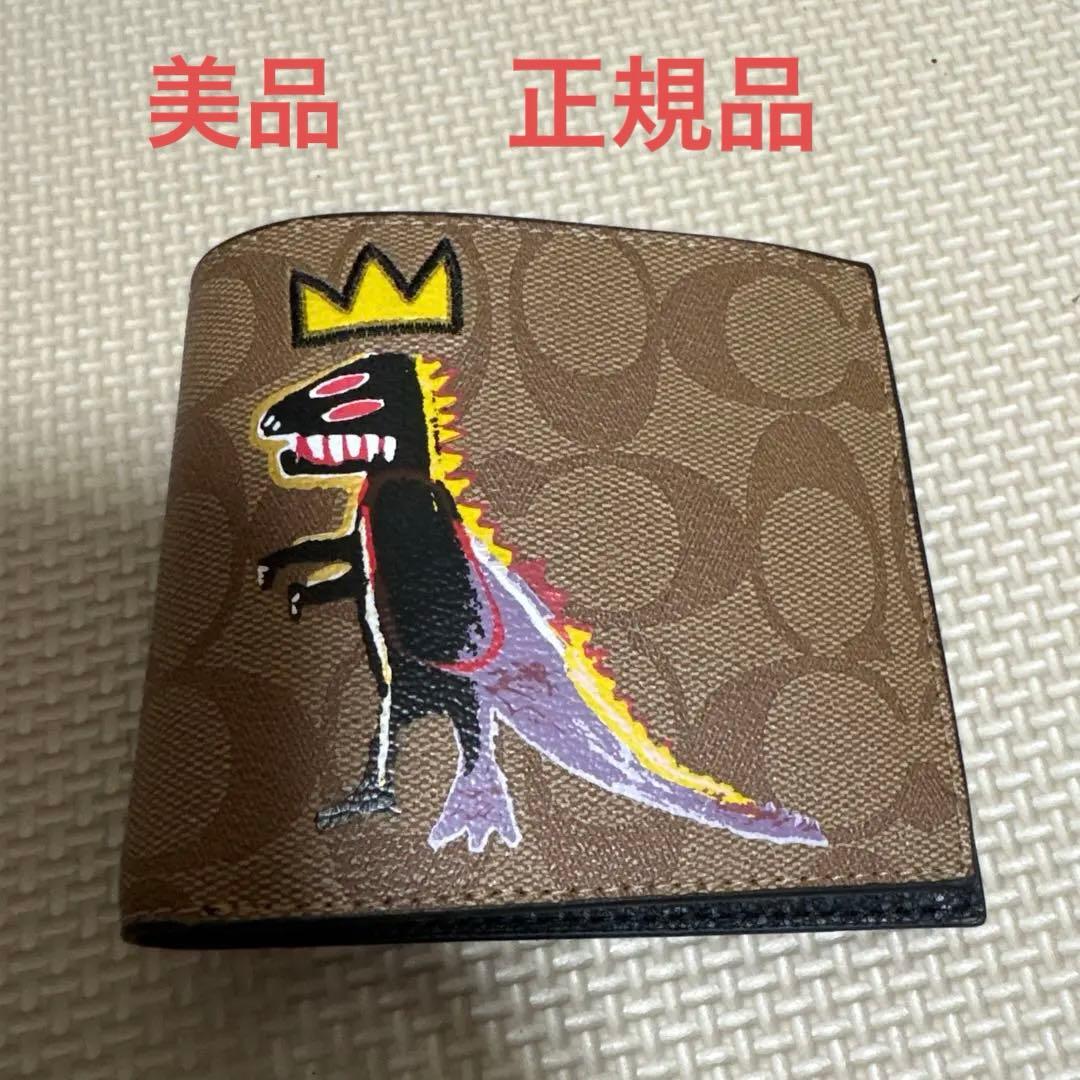 COACH コーティングキャンバス REXY コラボ二つ折り財布