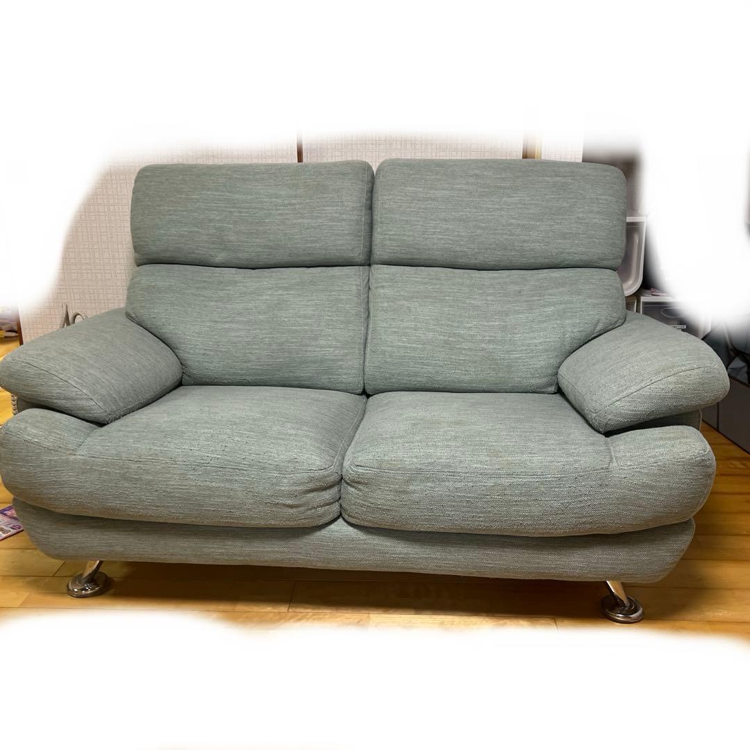 ニトリ 3人用ソファ キャッツ3 グリーン