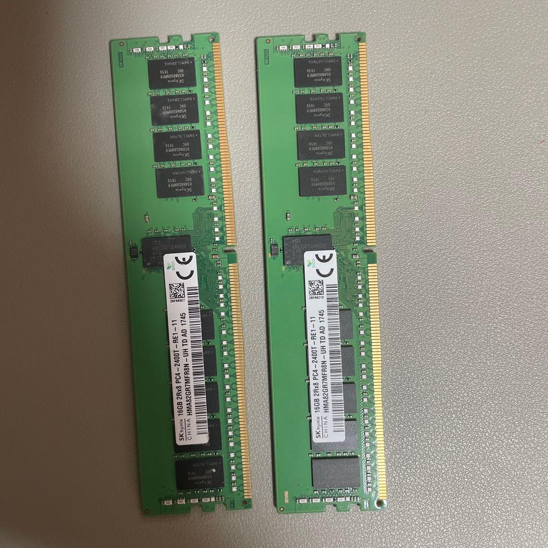 m*o様 DDR4 2400MHz メモリー 動作確認済み 32GB(16GB×